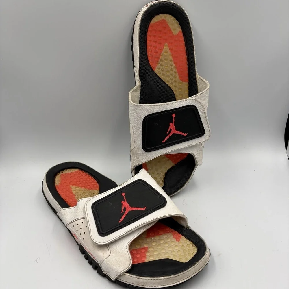 Jordan Hydro IV Slides Size 12 Slide Sandals Comfy‎ 630752-120 Basketball Sports
